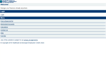 Tablet Screenshot of hmecu.com